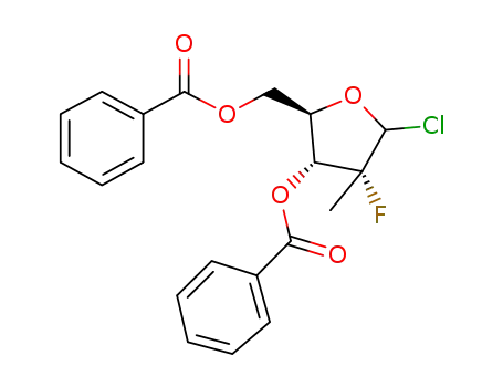 (2R)-2-deoxy-2-fluoro-2-methyl-α/β-D-erythro-pentofuranosyl chloride-3,5-dibenzoate