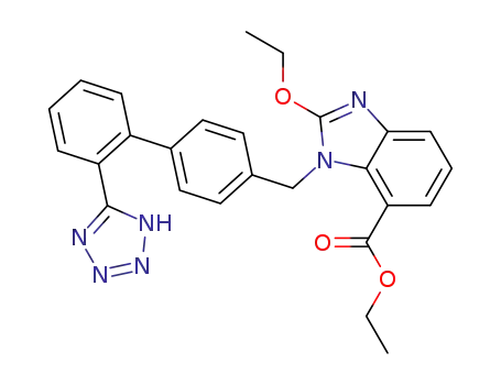 Ethyl -2-ethoxy-1-[[(2-(1Htetrazol-5-yl)biphenyl-4-yl-) methyl]