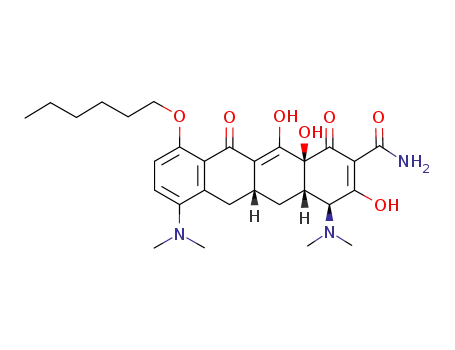 10-O-hexyl-7-dimethylamino-6-demethyl-6-deoxytetracycline