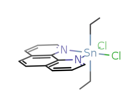 (C2H5)2SnCl2(phenanthroline)