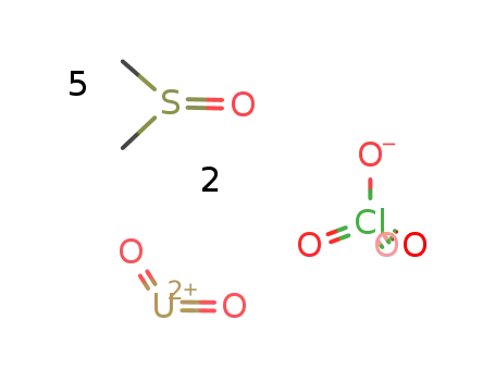 uranyl(VI) (dimethyl sulfoxide)5(ClO4)2