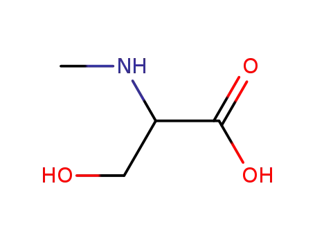 Molecular Structure of 2076-49-5 (Serine, N-methyl-)