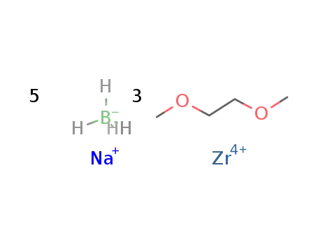 NaZr(BH4)5*3(1,2-dimethoxyethane)