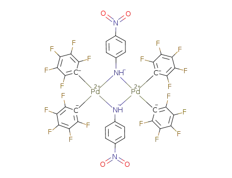[(Pd(C6F5)2)(μ-NH-p-C6H4NO2)2]