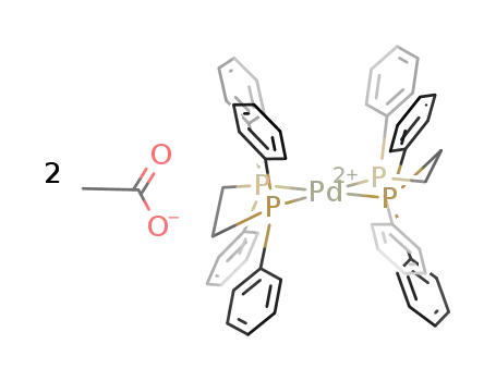 [Pd(1,2-bis(diphenylphosphanyl)ethane)2](CH3COO)2