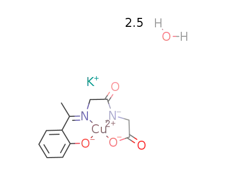 K[Cu(N-2-hydroxyacetophenoneglycylglycine-3H)]*2.5H2O