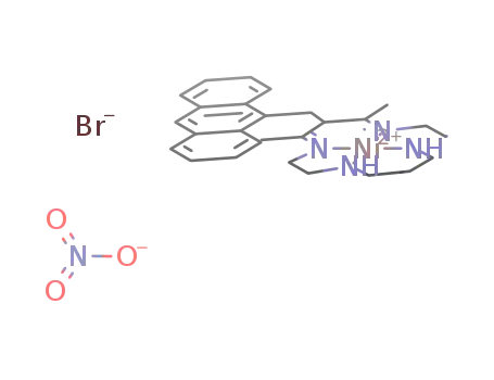[(5,7-dimethyl-6-anthracyl-1,4,8,11-tetraazacyclotetradeca-4,7-diene)nickel(II)] nitrate iodide