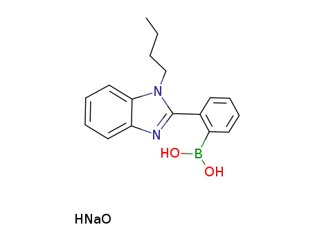 2-(2-boronophenyl)-N-n-butylbenzimidazole sodium hydroxide salt