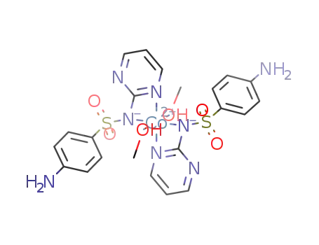 [cobalt(II)(sulfadiazine(-1H))2(methanol)2]