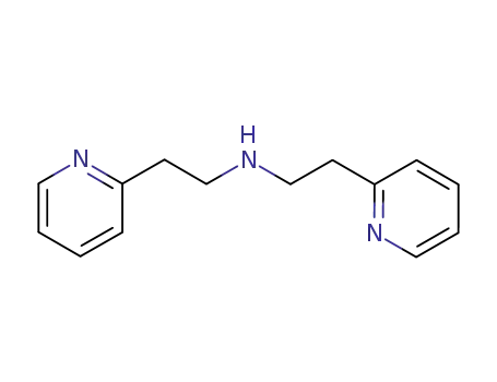 Molecular Structure of 15496-36-3 (2-Pyridineethanamine, N-[2-(2-pyridinyl)ethyl]-)