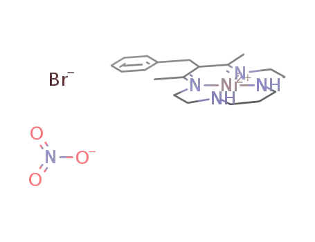 [(5,7-dimethyl-6-benzyl-1,4,8,11-tetraazacyclotetradeca-4,7-diene)nickel(II)] nitrate iodide