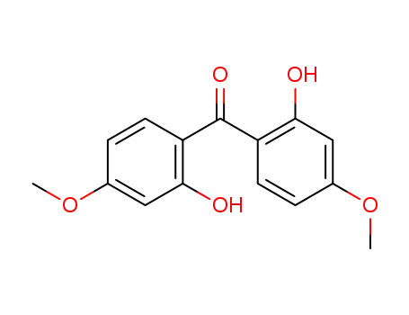 Molecular Structure of 131-54-4 (2,2'-Dihydroxy-4,4'-dimethoxybenzophenone)