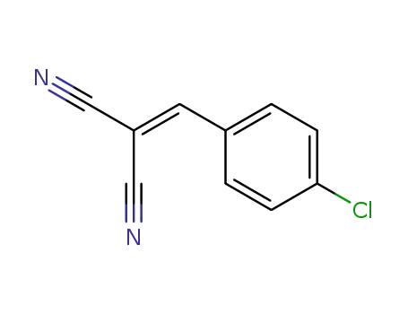 Molecular Structure of 1867-38-5 (4-CHLOROBENZYLIDENEMALONONITRILE)