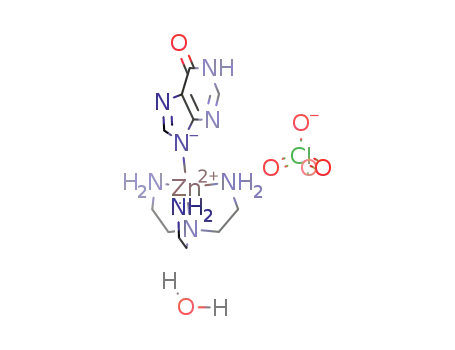 [Zn(tris(2-aminoethyl)amine)(hypoxanthinato)]ClO4*H2O