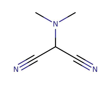 Molecular Structure of 19555-13-6 (Propanedinitrile, (dimethylamino)-)