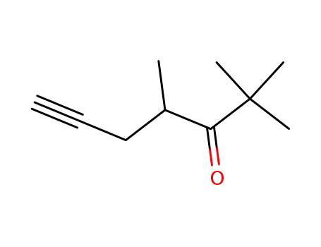 Molecular Structure of 51060-11-8 (6-Heptyn-3-one, 2,2,4-trimethyl-)