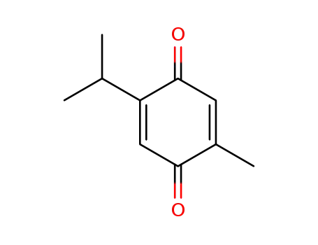 2,5-Cyclohexadiene-1,4-dione,2-methyl-5-(1-methylethyl)-