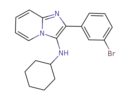 2-(3-bromophenyl)-N-cyclohexylimidazolo[1,2-a]pyridin-3-amine