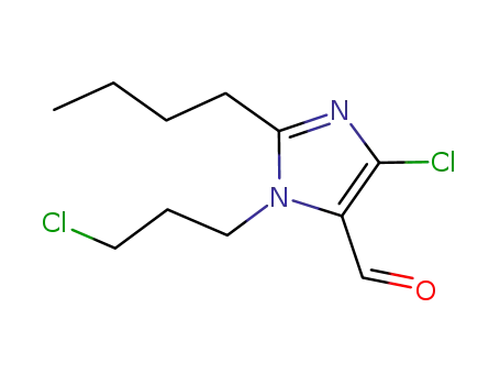 2-butyl-4-chloro-1-(3-chloropropyl)-1H-imidazole-5-carboxaldehyde