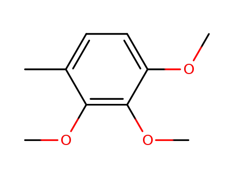Molecular Structure of 33257-15-7 (Benzene, 1,2,3-trimethoxy-4-methyl-)