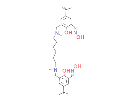 N,N'-dimethyl-N,N'-hexamethylenebis(5-tert-butyl-2-hydroxy-3-hydroxyiminomethyl)benzylamine