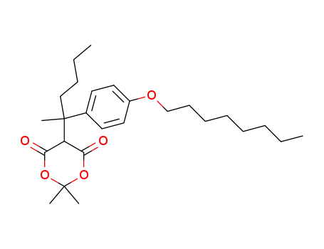 2,2-dimethyl-5-(2-(4-(octyloxy)phenyl)hexan-2-yl)-1,3-dioxane-4,6-dione