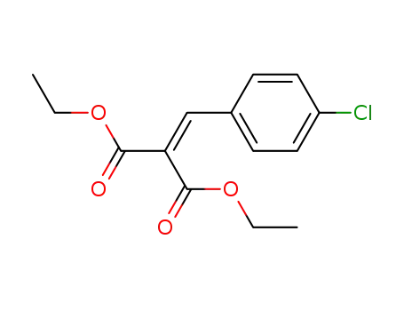 diethyl 2-[(4-chlorophenyl)methylidene]propanedioate cas  6827-40-3