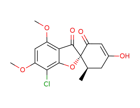 Molecular Structure of 1158186-19-6 (4'-O-DeMethyl Griseofulvin)