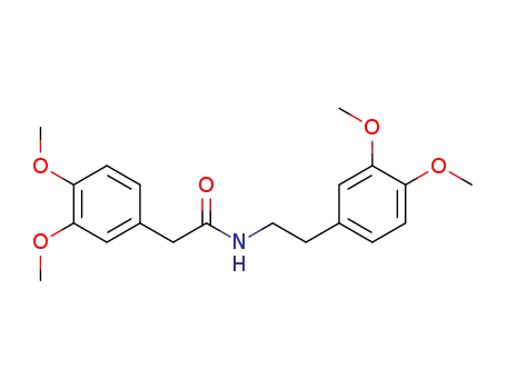 Molecular Structure of 139-76-4 (N-(3,4-Dimethoxyphenethyl)-2-(3,4-dimethoxyphenyl)acetamide)