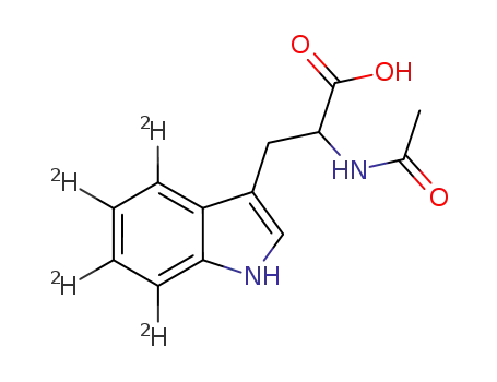 Nb-acetyl-DL-[4',5',6',7'-(2)H4]tryptophan