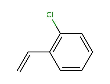 Molecular Structure of 2039-87-4 (2-Chlorostyrene)