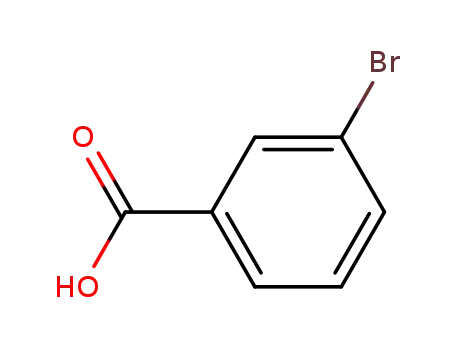 Molecular Structure of 585-76-2 (3-Bromobenzoic acid)
