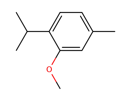 Benzene,2-methoxy-4-methyl-1-(1-methylethyl)-