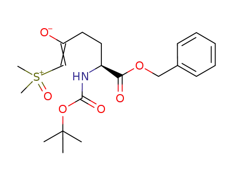 benzyl (2S)-2-((tert-butoxycarbonyl)amino)-6-(dimethyl(oxo)-λ6-sulfanylidene)-5-oxohexanoate