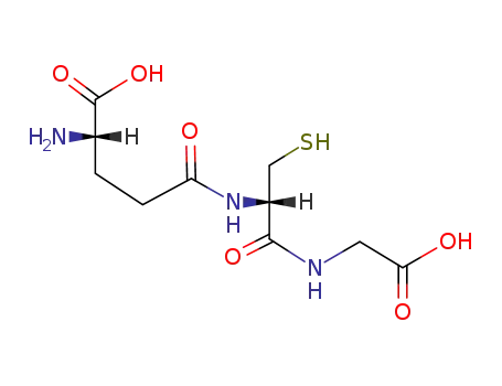 Molecular Structure of 128960-77-0 (Glycine,N-(N-L-γ-glutamyl-D-cysteinyl)-)