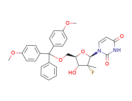 5'-O-(4,4'-dimethoxytrityl)-2'-deoxy-2'-fluoro-2'-C-methyluridine