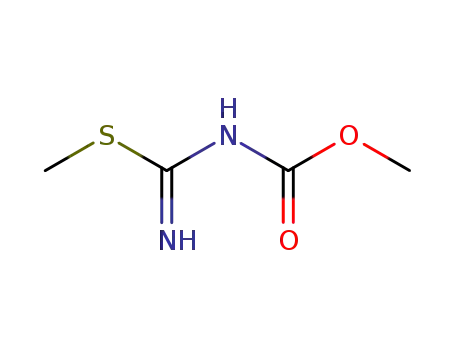 Molecular Structure of 39259-32-0 (methyl [amino(methylsulfanyl)methylidene]carbamate)