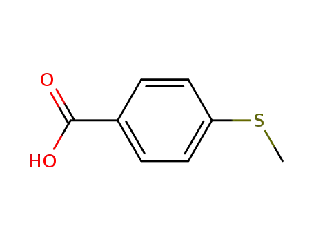 Molecular Structure of 13205-48-6 (4-(METHYLTHIO)BENZOIC ACID)