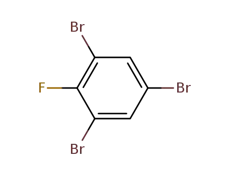 Molecular Structure of 3925-78-8 (1,2,3-TRIBROMO-5-FLUOROBENZENE, 99+%)