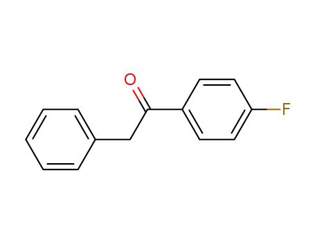 Molecular Structure of 347-84-2 (4'-FLUORO-2-PHENYLACETOPHENONE)