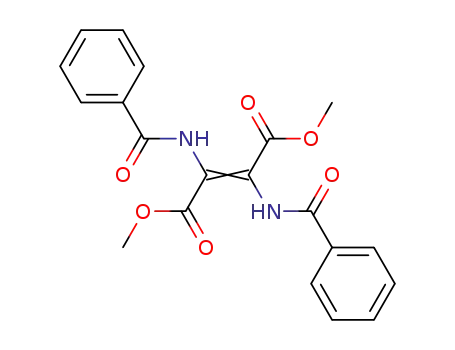 Molecular Structure of 498572-96-6 (2-Butenedioic acid, 2,3-bis(benzoylamino)-, dimethyl ester)