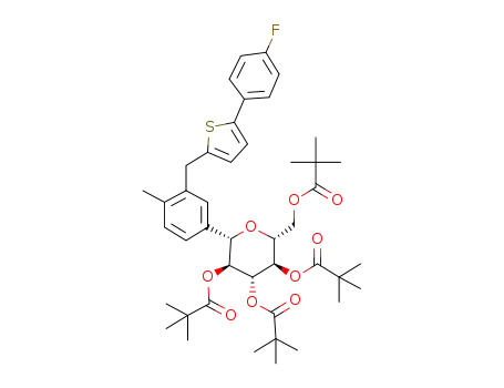 (1S)-1,5-Anhydro-1-C-[3-[[5-(4-fluorophenyl)-2-thienyl]methyl]-4-methylphenyl]-D-glucitol 2,3,4,6-te