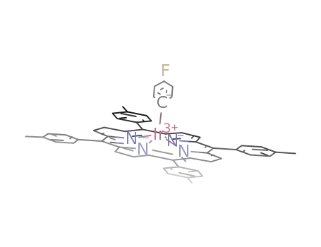(p-fluorophenyl)(5,10,15,20-tetrakis(p-tolyl)porphyrinato)iridium(III)