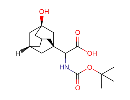 racemic N-boc-3-hydroxyadamant-1-yl glycine