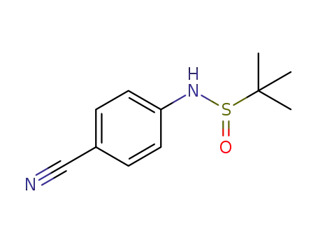 N-(4-cyanophenyl)-2-methylpropane-2-sulfinamide