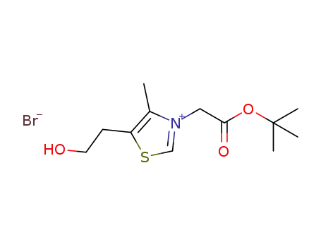 3-(2-tert-butoxy-2-oxoethyl)-5-(2-hydroxyethyl)-4-methylthiazol-3-ium bromide