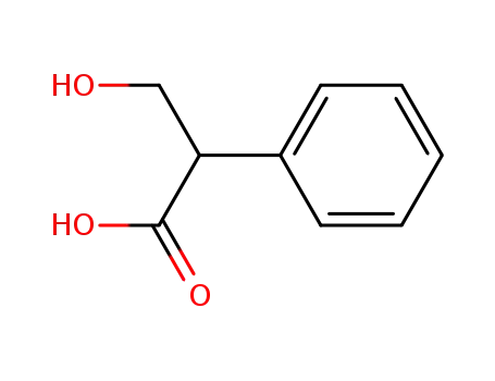 Benzeneacetic acid, a-(hydroxymethyl)-