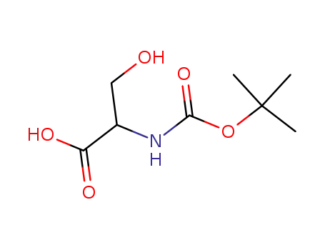 세린, N-[(1,1-디메틸에톡시)카르보닐]-(9CI)