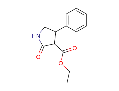 Molecular Structure of 52450-32-5 (ETHYL 2-OXO-4-PHENYL-3-PYRROLIDINECARBOXYLATE)