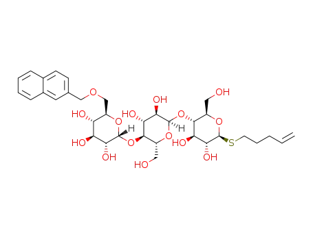 pent-4-en-1-yl 6(III)-O-((2-naphthyl)methyl)-1-thio-β-maltotrioside